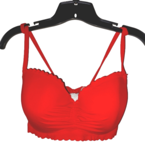 Victoria's Secret Scalloped Red Bikini top 36C